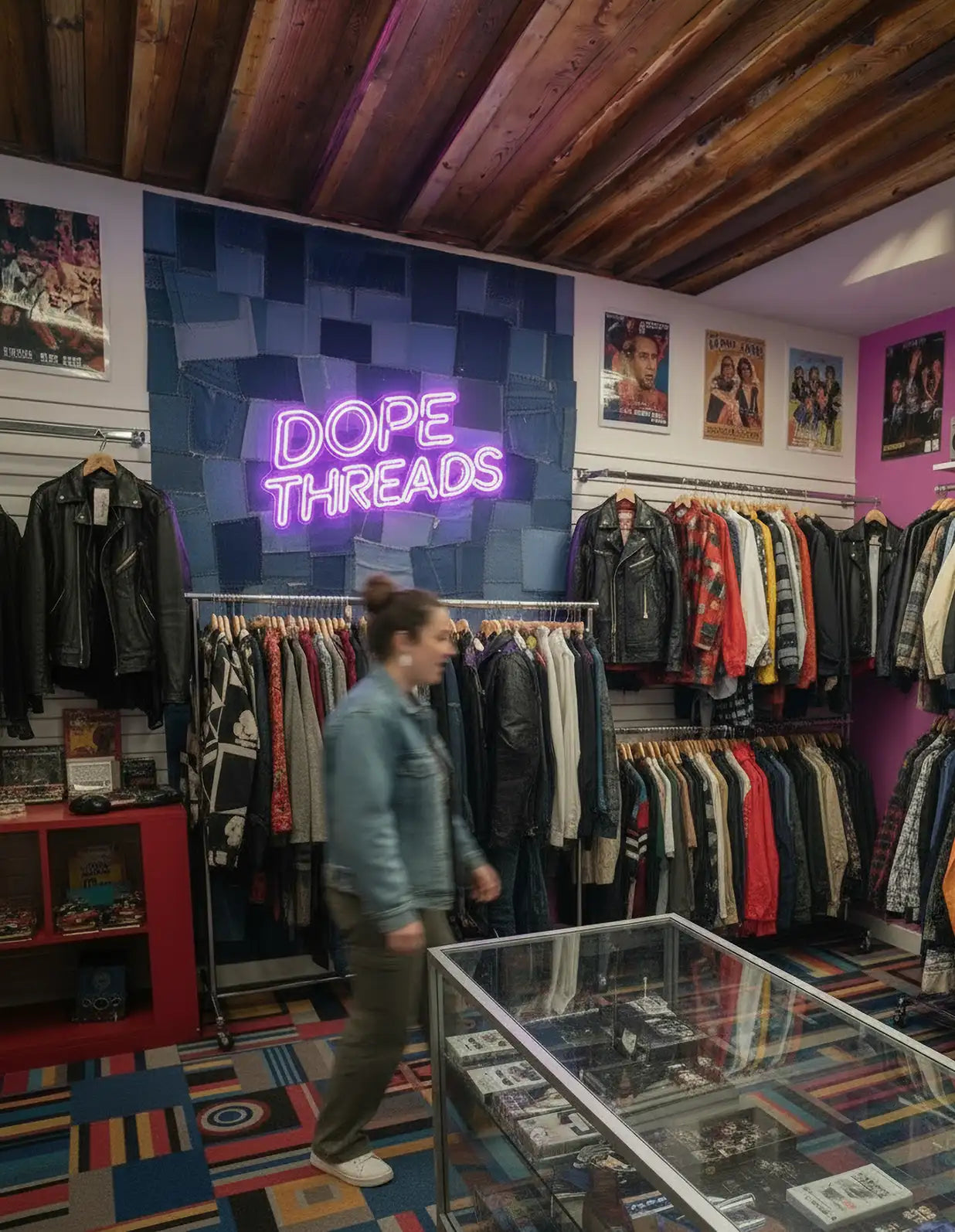 DOPE THREADS Custom LED Neon Sign