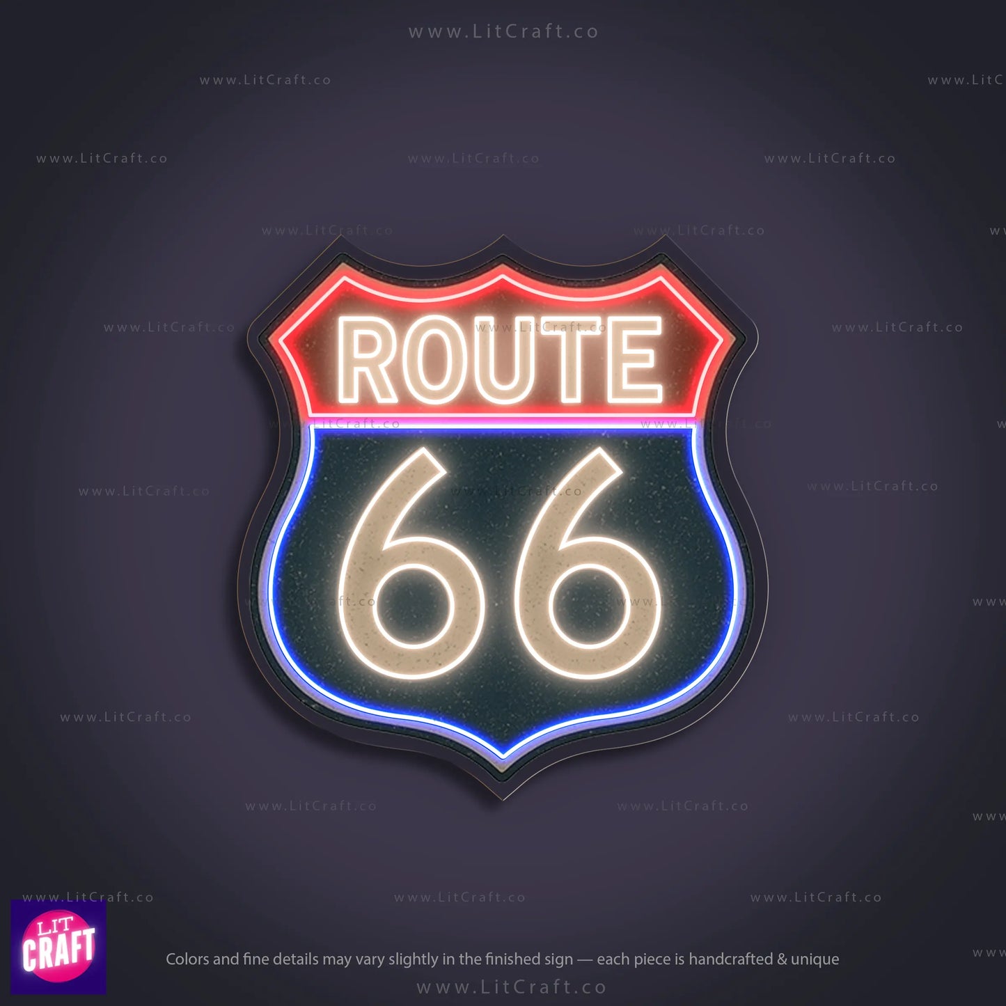 Route 66 Retro Sign
